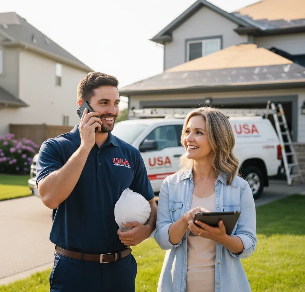 USA Roof Repair Experts customer support in Hartwell